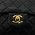 CHANEL VINTAGE CLASSIC FLAP SMALL CHAIN SHOULDER BAG BLACK LAMB SKIN 90287888 - PURPOSE