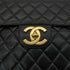 CHANEL VINTAGE JUMBO MATELASSE 30 CHAIN SHOULDER BAG BLACK LAMB SKIN 90287890 - PURPOSE