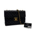 CHANEL VINTAGE JUMBO MATELASSE 30 CHAIN SHOULDER BAG BLACK LAMB SKIN 90287890 - PURPOSE
