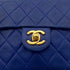 CHANEL VINTAGE MINI SQUARE 17 CHAIN SHOULDER BAG BLUE LAMB SKIN 90287892 - PURPOSE