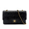 CHANEL VINTAGE CLASSIC FLAP MEDIUM CHAIN SHOULDER BAG BLACK LAMB SKIN 90287893 - PURPOSE