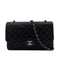 CHANEL VINTAGE CLASSIC FLAP MEDIUM CHAIN SHOULDER BAG BLACK LAMB SKIN 90287894 - PURPOSE