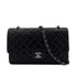 CHANEL VINTAGE CLASSIC FLAP MEDIUM CHAIN SHOULDER BAG BLACK LAMB SKIN 90287894 - PURPOSE