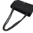 CHANEL VINTAGE CLASSIC FLAP MEDIUM CHAIN SHOULDER BAG BLACK LAMB SKIN 90287894 - PURPOSE