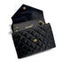 CHANEL VINTAGE MATELASSE BIG COCO CHAIN SHOULDER BAG BLACK LAMB SKIN 90287895 - PURPOSE