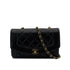 CHANEL VINTAGE DIANA SMALL CHAIN SHOULDER BAG BLACK LAMB SKIN 90287897 - PURPOSE