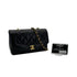 CHANEL VINTAGE DIANA SMALL CHAIN SHOULDER BAG BLACK LAMB SKIN 90287897 - PURPOSE