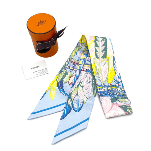HERMES TWILLY DANSE PACIFIQUE SCARF MULTICOLOR SILK 90287899 - PURPOSE
