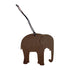 HERMES BAG CHARM PETIT H ELEPHANT VIOLET MARRON FONCE EPSOM TOGO 90287900 - PURPOSE