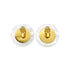CHANEL VINTAGE EARRINGS ROUND COCOMARK SHELL ACCESSORY 90287902 - PURPOSE