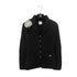 CHANEL CAMELLIA COCO BUTTON KNIT JACKET BLACK COTTON 36 03P RTW 90287919