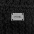 CHANEL CAMELLIA COCO BUTTON KNIT JACKET BLACK COTTON 36 03P RTW 90287919