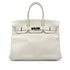 HERMES BIRKIN 35 WHITE TAURILLON CLEMENCE HAND BAG □N SHW 90287995 - PURPOSE