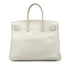 HERMES BIRKIN 35 WHITE TAURILLON CLEMENCE HAND BAG □N SHW 90287995 - PURPOSE