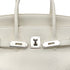 HERMES BIRKIN 35 WHITE TAURILLON CLEMENCE HAND BAG □N SHW 90287995 - PURPOSE