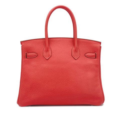HERMES BIRKIN 30 ROSE JAIPUR TAURILLON CLEMENCE HAND BAG □P SHW 90287996 - PURPOSE
