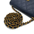 CHANEL VINTAGE MATELASSE CHAIN SHOULDER BAG NAVY CAVIAR SKIN 90288003 - PURPOSE