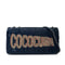 CHANEL COCO CUBA CHAIN SHOULDER BAG NAVY PINK SEQUINS LEATHER 90288005 - PURPOSE