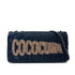 CHANEL COCO CUBA CHAIN SHOULDER BAG NAVY PINK SEQUINS LEATHER 90288005 - PURPOSE