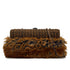 CHANEL CLUTCH CHAIN SHOULDER BAG BROWN TWEED FUR 90288006 - PURPOSE