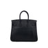 HERMES BIRKIN 25 BLACK EPSOM HAND BAG □I GHW 90288008 - PURPOSE