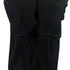 CHANEL FRILLS TOPS BLACK COTTON 34 P57 RTW 90288015