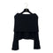 CHANEL VINTAGE KNIT TOPS BLACK WOOL 38 99A RTW 90288016 - PURPOSE