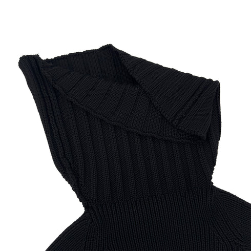 CHANEL VINTAGE KNIT TOPS BLACK WOOL 38 99A RTW 90288016 - PURPOSE