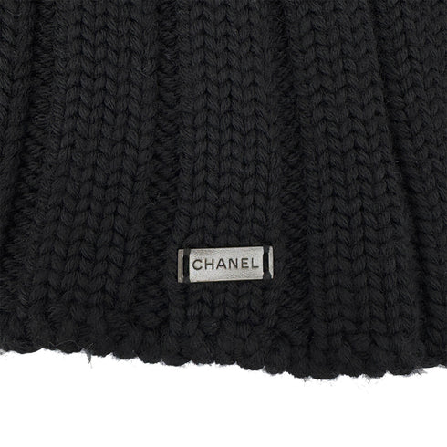 CHANEL VINTAGE KNIT TOPS BLACK WOOL 38 99A RTW 90288016 - PURPOSE