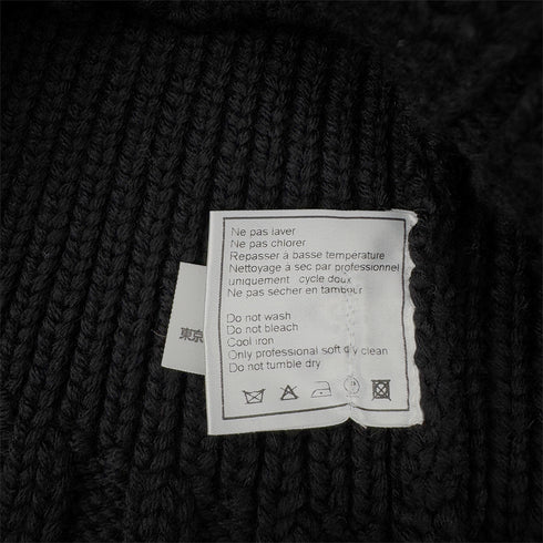 CHANEL VINTAGE KNIT TOPS BLACK WOOL 38 99A RTW 90288016 - PURPOSE