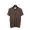 CHANEL SHORT SLEEVE TOPS BROWN COTTON 42 03C RTW 90288017