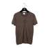 CHANEL SHORT SLEEVE TOPS BROWN COTTON 42 03C RTW 90288017
