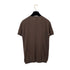 CHANEL SHORT SLEEVE TOPS BROWN COTTON 42 03C RTW 90288017