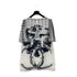 CHANEL COCOMARK LION PRINT HALF SLEEVE TOPS BLACK WHITE COTTON 48 P37 RTW 90288021 - PURPOSE