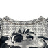 CHANEL COCOMARK LION PRINT HALF SLEEVE TOPS BLACK WHITE COTTON 48 P37 RTW 90288021 - PURPOSE