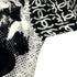 CHANEL COCOMARK LION PRINT HALF SLEEVE TOPS BLACK WHITE COTTON 48 P37 RTW 90288021 - PURPOSE