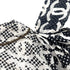 CHANEL COCOMARK LION PRINT HALF SLEEVE TOPS BLACK WHITE COTTON 48 P37 RTW 90288021 - PURPOSE