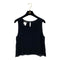 CHANEL SLEEVELESS TOPS BLOUSE BLACK SILK 38 01P RTW 90288022