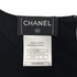 CHANEL SLEEVELESS TOPS BLOUSE BLACK SILK 38 01P RTW 90288022