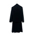 CHANEL VINTAGE JACKET SKIRT SET WOOL COCO BUTTON BLACK 38 98A RTW 90288023 - PURPOSE