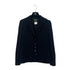 CHANEL VINTAGE JACKET SKIRT SET WOOL COCO BUTTON BLACK 38 98A RTW 90288023 - PURPOSE