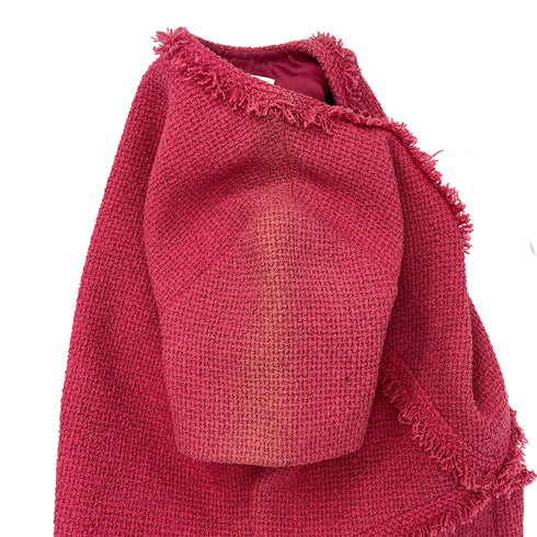 CHANEL COCOMARK SHORT SLEEVE DRESS PINK COTTON 34 P56 RTW 90288024 - PURPOSE