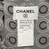 CHANEL COCO LOGO SLEEVELESS BLOUSE GRAY SILK 44 01A RTW 90288026