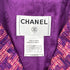 CHANEL COCO BUTTON TWEED JACKET PINK PURPLE RAYON 42 01P RTW 90288028 - PURPOSE