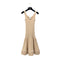 CHANEL VINTAGE KNIT SLEEVELESS DRESS BEIGE WOOL 38 00A RTW 90288032 - PURPOSE