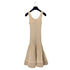 CHANEL VINTAGE KNIT SLEEVELESS DRESS BEIGE WOOL 38 00A RTW 90288032 - PURPOSE
