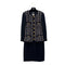 CHANEL VINTAGE TWEED JACKET SKIRT SET WOOL COCO BUTTON BLACK 40 RTW 90288033 - PURPOSE