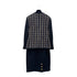 CHANEL VINTAGE TWEED JACKET SKIRT SET WOOL COCO BUTTON BLACK 40 RTW 90288033 - PURPOSE
