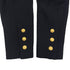 CHANEL VINTAGE TWEED JACKET SKIRT SET WOOL COCO BUTTON BLACK 40 RTW 90288033 - PURPOSE