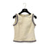 CHANEL COCOMARK SLEEVELESS TWEED TOPS WHITE WOOL 38 P44 RTW 90288043 - PURPOSE